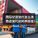 国际空运货代怎么选(靠谱货代的判断标准) 国际空运货代怎么选(靠谱货代的判断标准)