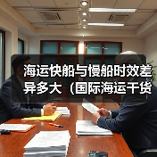 海运快船与慢船时效差异多大(国际海运干货知识分享)(图1) 海运快船与慢船时效差异多大(国际海运干货知识分享)(图1)