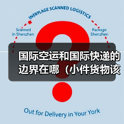 国际空运和国际快递的边界在哪(小件货物该选快递还是空运)(图3) 国际空运和国际快递的边界在哪(小件货物该选快递还是空运)(图3)
