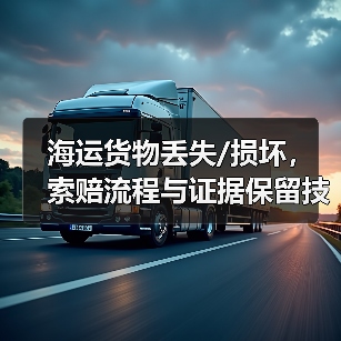 海运货物丢失/损坏,索赔流程与证据保留技巧(国际海运干货知识分享)(图3) 海运货物丢失/损坏,索赔流程与证据保留技巧(国际海运干货知识分享)(图3)