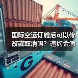 国际空运订舱后可以修改或取消吗?违约金怎么算(图2) 国际空运订舱后可以修改或取消吗?违约金怎么算(图2)