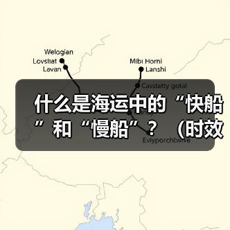 什么是海运中的“快船”和“慢船”?(时效和成本差异多大)(图1) 什么是海运中的“快船”和“慢船”?(时效和成本差异多大)(图1)