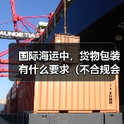 国际海运中,货物包装有什么要求(不合规会有什么后果)(图2) 国际海运中,货物包装有什么要求(不合规会有什么后果)(图2)