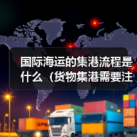 国际海运的集港流程是什么(货物集港需要注意什么)(图4) 国际海运的集港流程是什么(货物集港需要注意什么)(图4)