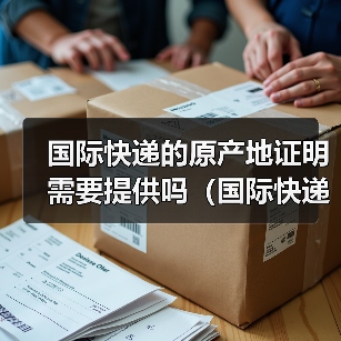 国际快递的原产地证明需要提供吗（国际快递干货知识分享）（图1）