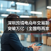 深圳跨境电商年交易额突破万亿(全国每两家卖家企业就有一家在深)(图2) 深圳跨境电商年交易额突破万亿(全国每两家卖家企业就有一家在深)(图2)