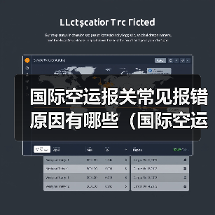 国际空运报关常见报错原因有哪些(国际空运干货知识分享)(图3) 国际空运报关常见报错原因有哪些(国际空运干货知识分享)(图3)