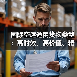 国际空运适用货物类型:高时效、高价值、精密易腐等(图2) 国际空运适用货物类型:高时效、高价值、精密易腐等(图2)