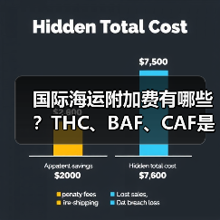 国际海运附加费有哪些？THC、BAF、CAF是啥费用？（图2）