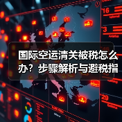 国际空运清关被税怎么办?步骤解析与避税指南(图3) 国际空运清关被税怎么办?步骤解析与避税指南(图3)