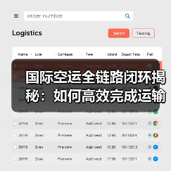 国际空运全链路闭环揭秘:如何高效完成运输流程?(图3) 国际空运全链路闭环揭秘:如何高效完成运输流程?(图3)
