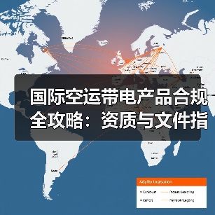 国际空运带电产品合规全攻略：资质与文件指南（图1）