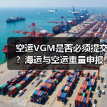 空运VGM是否必须提交?海运与空运重量申报区别解析(图1) 空运VGM是否必须提交?海运与空运重量申报区别解析(图1)