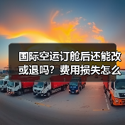 国际空运订舱后还能改或退吗?费用损失怎么算?(图1) 国际空运订舱后还能改或退吗?费用损失怎么算?(图1)