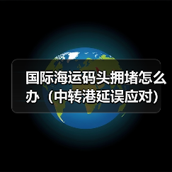 国际海运码头拥堵怎么办(中转港延误应对)(图3) 国际海运码头拥堵怎么办(中转港延误应对)(图3)