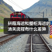 拼箱海运和整柜海运的清关流程有什么差异(国际海运干货知识分享)(图1) 拼箱海运和整柜海运的清关流程有什么差异(国际海运干货知识分享)(图1)