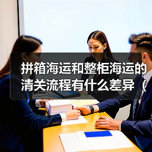 拼箱海运和整柜海运的清关流程有什么差异(国际海运干货知识分享)(图3) 拼箱海运和整柜海运的清关流程有什么差异(国际海运干货知识分享)(图3)