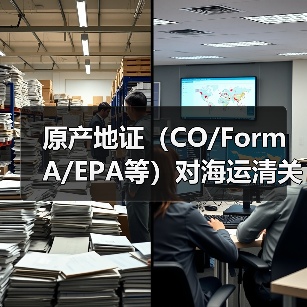 原产地证（CO/Form A/EPA等）对海运清关有什么作用（国际海运干货知识分享）（图1）