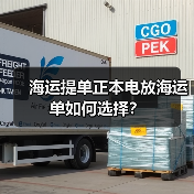 海运提单正本电放海运单如何选择?(图2) 海运提单正本电放海运单如何选择?(图2)