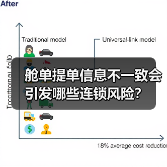 舱单提单信息不一致会引发哪些连锁风险?(图1) 舱单提单信息不一致会引发哪些连锁风险?(图1)