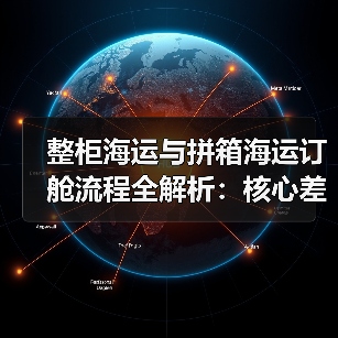 整柜海运与拼箱海运订舱流程全解析:核心差异对比(图1) 整柜海运与拼箱海运订舱流程全解析:核心差异对比(图1)