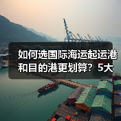 如何选国际海运起运港和目的港更划算?5大维度解析(图1) 如何选国际海运起运港和目的港更划算?5大维度解析(图1)