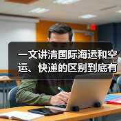 一文讲清国际海运和空运、快递的区别到底有何差异?(图3) 一文讲清国际海运和空运、快递的区别到底有何差异?(图3)