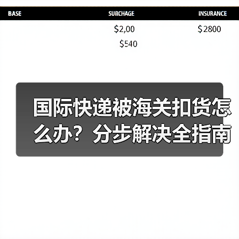 国际快递被海关扣货怎么办?分步解决全指南(图3) 国际快递被海关扣货怎么办?分步解决全指南(图3)