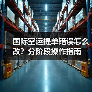 国际空运提单错误怎么改？分阶段操作指南（图1）