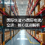 国际快递VS国际物流/空运:核心区别解析(图1) 国际快递VS国际物流/空运:核心区别解析(图1)
