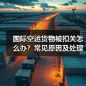 国际空运货物被扣关怎么办?常见原因及处理方案解析(图4) 国际空运货物被扣关怎么办?常见原因及处理方案解析(图4)